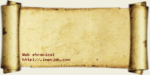 Jana Damjanov vizit kartica